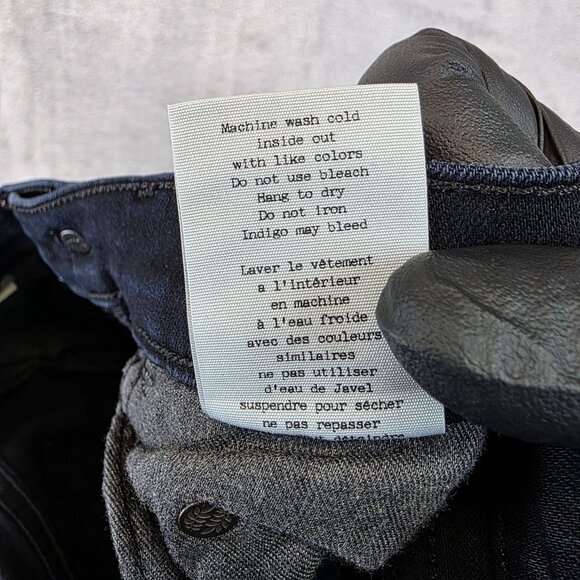 Rag & Bone Jeans Womens 27 Coal The Straight Made in USA Denim W1588K520COA - Picture 12 of 13